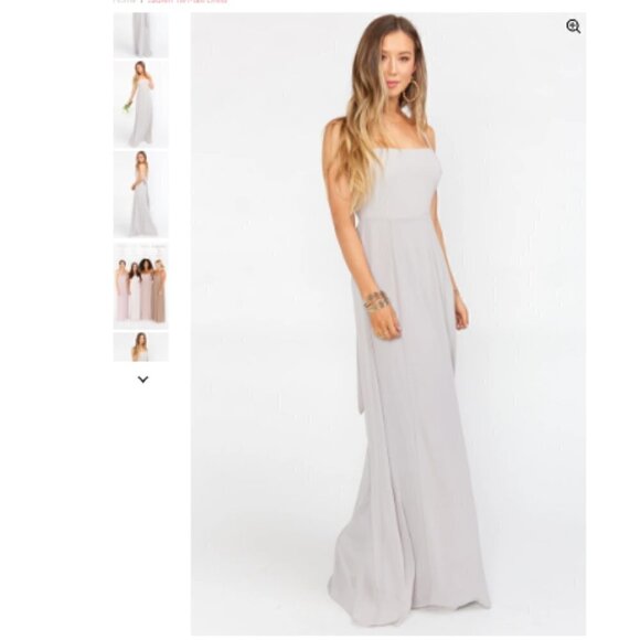 SHOW ME YOUR MUMU | Lauren Tie Maxi Dress Small - Picture 2 of 15